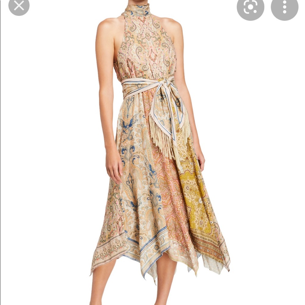 Freja handkerchief Zimmerman dress NWOT